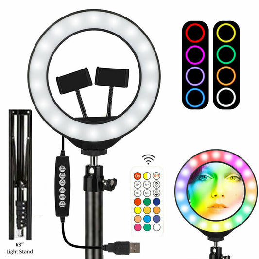 Vivitar 12 inch Professional RGB Ring Light Kit