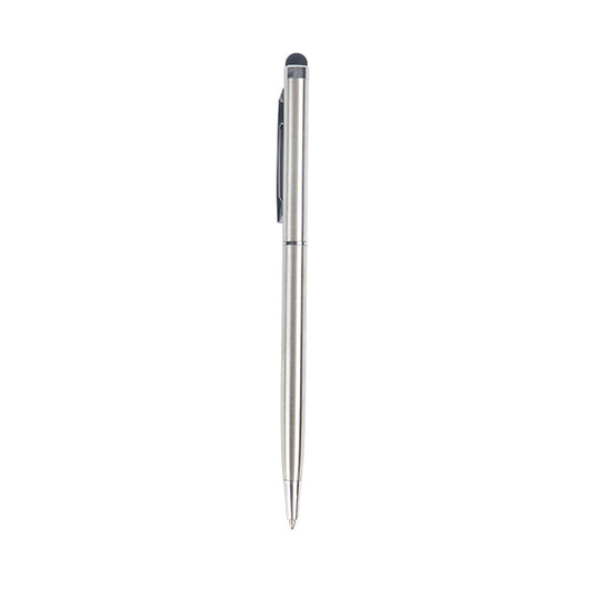 Wisecase 2in1 Steel Stylus +Ball Pen(Sliver)