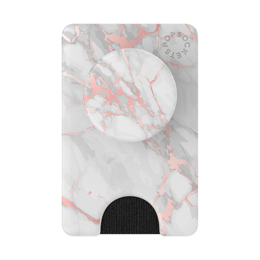 Popsockets PopWallet+ Rose Gold Lutz Marble