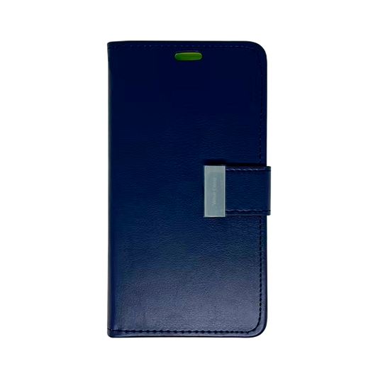 iPhone X Rich Diary Wallet - Dark Blue
