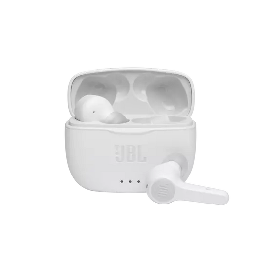 JBL T215 TWS True Wireless Earbuds Headphone - White