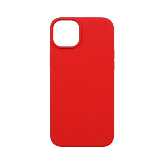 Wisecase iPhone 15 Plus Magsafe Silicone Case Red