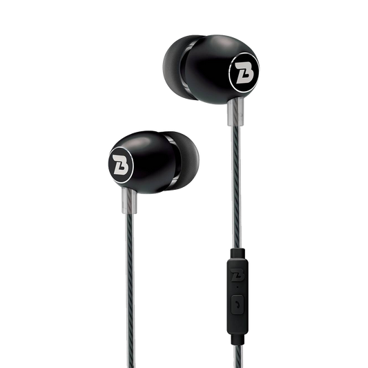 Sonicb Bold Metal Wired Earphone Black