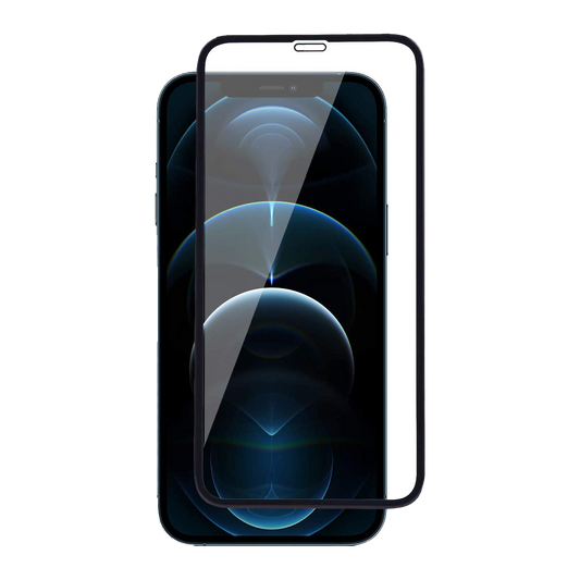 DOORMOON iPhone 12 Pro Max Screen Protector Tempered Glass 5D - Black 1PCS