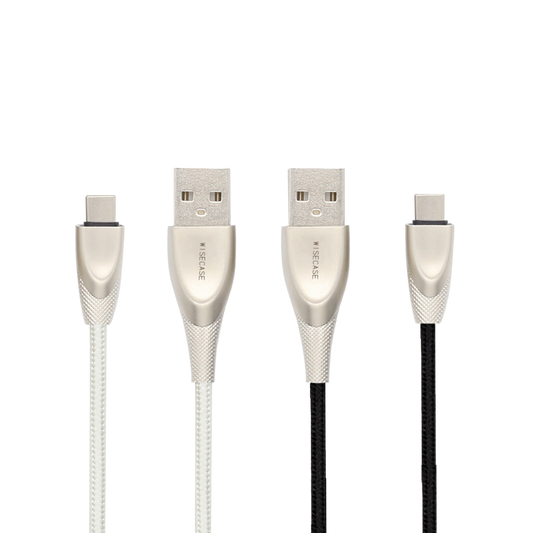 Wisecase Dual Pack USB-A to USB-C 1M