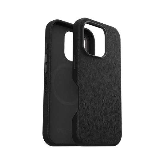 OtterBox Symmetry Cactus Leather Case For iPhone 16 Pro - Noir Ash