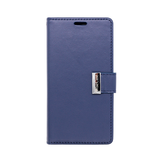 Wisecase iPhone 14 Pro Pocket Diary Wallet Dark Blue