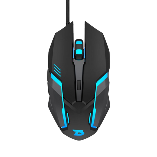 SonicB USB Gaming Mouse with integrated illumination Black