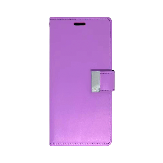 Samsung Galay S10 Pocket Diary Wallet -Purple
