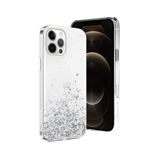 SwitchEasy Starfield Case for iPhone 12/12 Pro Transparent