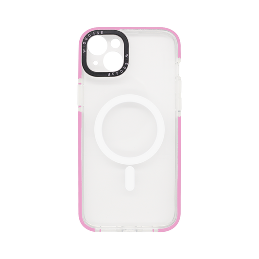 Wisecase iPhone 15 Plus Impact Magsafe Pink