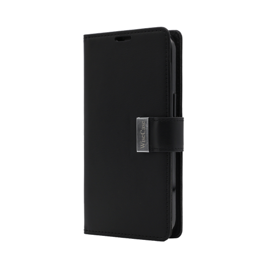 Wisecase iPhone 14 Pocket Diary Wallet Black