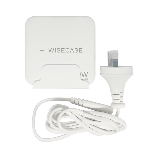 Wisecase 4-Port USB-C PD GaN Compact Charger 100W White