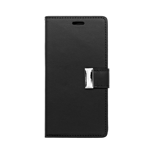 Wisecase iPhone 15 Pro Pocket Diary Wallet Black