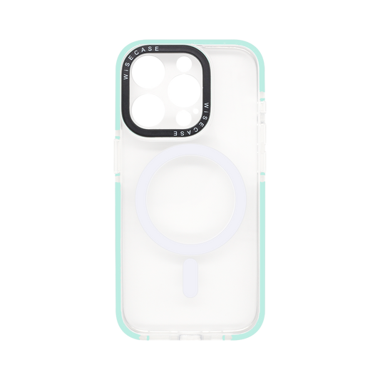 Wisecase iPhone 15 Pro Impact Magsafe Cyan