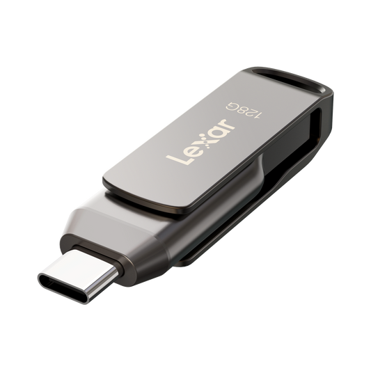 LEXAR DUAL DRIVE D400 USB 3.1 128GB Black