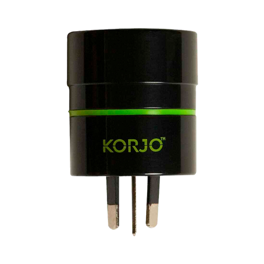 Korjo Adaptor for Australia ?_? FROM EU, US Black
