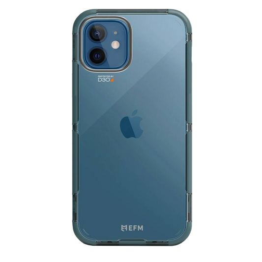 EFM Cayman Case Armour with D3O 5G Signal Plus For iPhone 12 Mini - Mediterranea/Space Grey