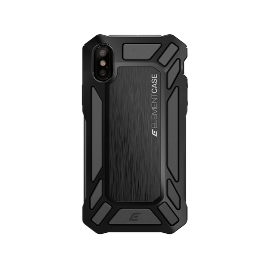 Element Case Roll Cage Mil-Spec Rugged Case for iPhone X - Black