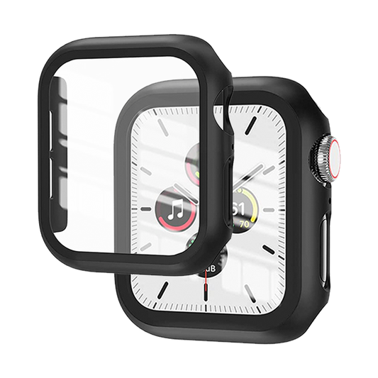 Watch 40MM Protective Glass Case Black