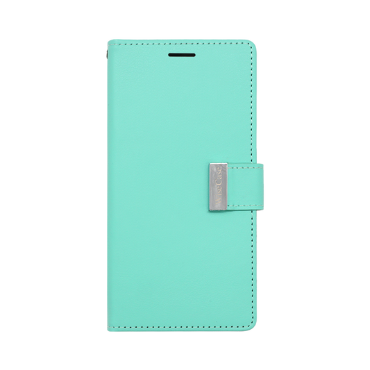Wisecase iPhone 16 Pro Pocket Diary Wallet Cyan