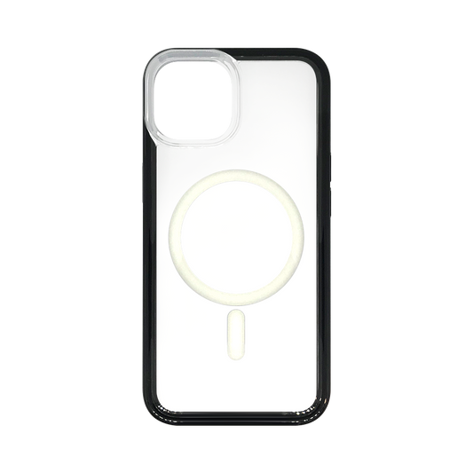 Wisecase iPhone 14 Bump with MagSafe Clear+Black
