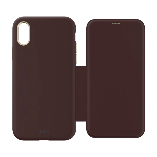 EFM Monaco Case for iPhone X/Xs Mulberry Gold