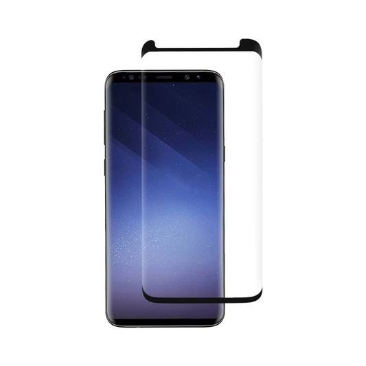 Samsung Galaxy S8 3D Tempered Glass Full Glue - Black