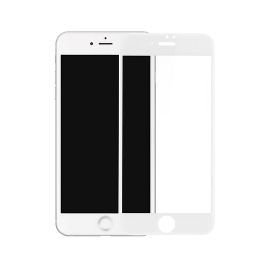DOORMOON iPhone 7/8 Screen Protector Tempered Glass 5D - White 1PCS