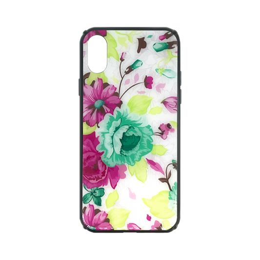 iPhone X Glass Painting Fashion TPU Case