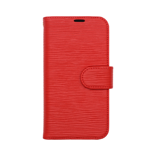 Wisecase iPhone 15 Plus Deluxe Wallet Folio Red