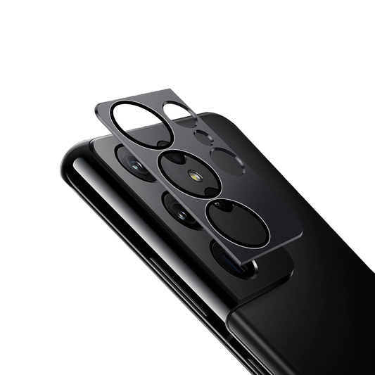 Doormoon Samsung Galaxy S21 Ultra Camera Protector Tempered Glass Black