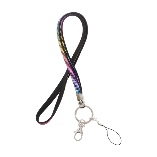 Doormoon Diamond Phone Lanyard 80cm - Rainbow