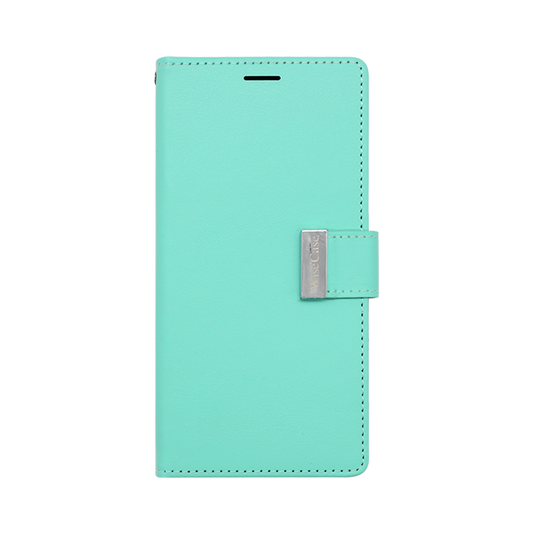 Wisecase iPhone 16 Pocket Diary Wallet Cyan