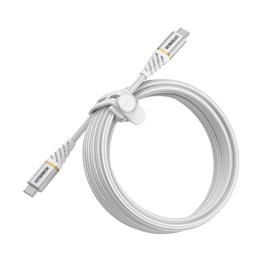 OtterBox USB-C to USB-C Power Delivery Rugged Cable 3m Cloud Sky
