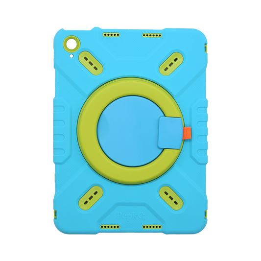 Pepk iPad10 10.9 2022 Rugged case for Kids Blue+Green