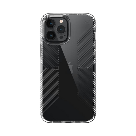 Speck Presidio Perfect-Clear with Grips Case for iPhone 12 Pro Max (Clear)