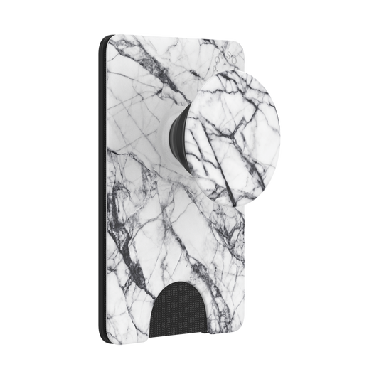 Popsockets PopWallet + Popsockets PopWallet + - Dove White Marble