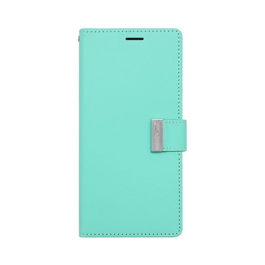 Wisecase iPhone 16 Pro Max Pocket Diary Wallet Cyan