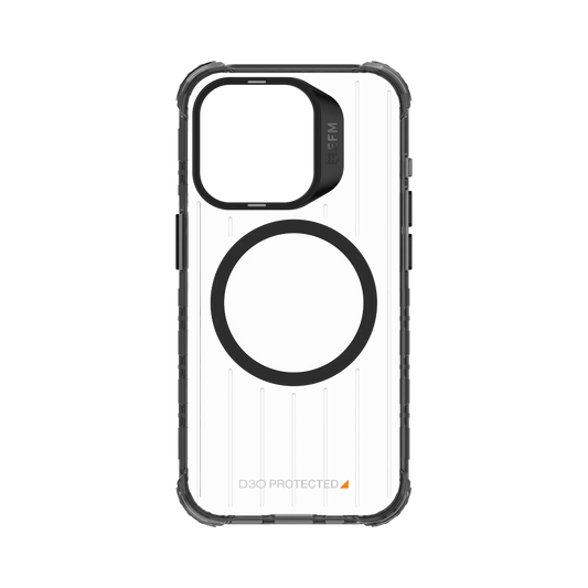 EFM Dakar Case Armour with D3O BIO For New iPhone 15 Pro 2023 6.1 Pro Clear/Black