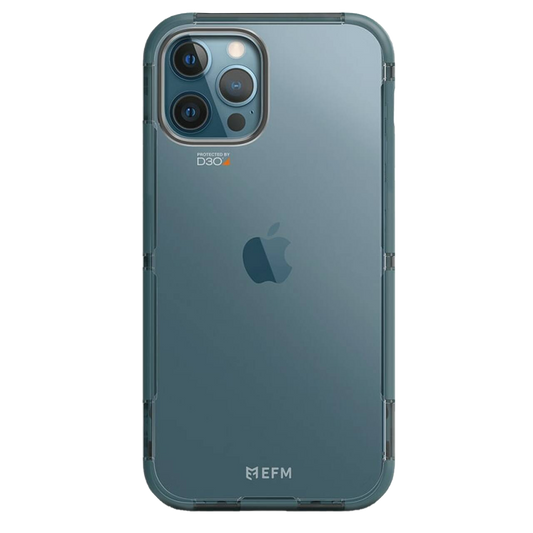 EFM Cayman Case Armour with D3O 5G Signal Plus For iPhone 12 Pro Max - Mediterranea/Space Grey