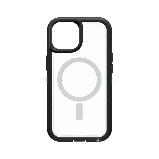 Otterbox Defender XT Clear MagSafe Case For iPhone 13 6.1/iPhone 14 6.1 - Black Crystal