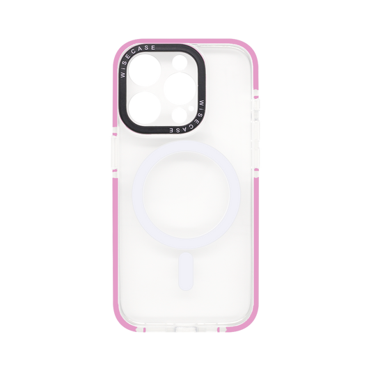 Wisecase iPhone 15 Pro Impact Magsafe Pink