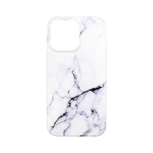 Wisecase iPhone 14 ProMax Marble MagSafe White