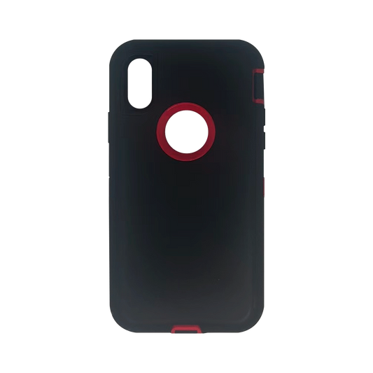 iPhone X Toughbox - Black+Rose Red