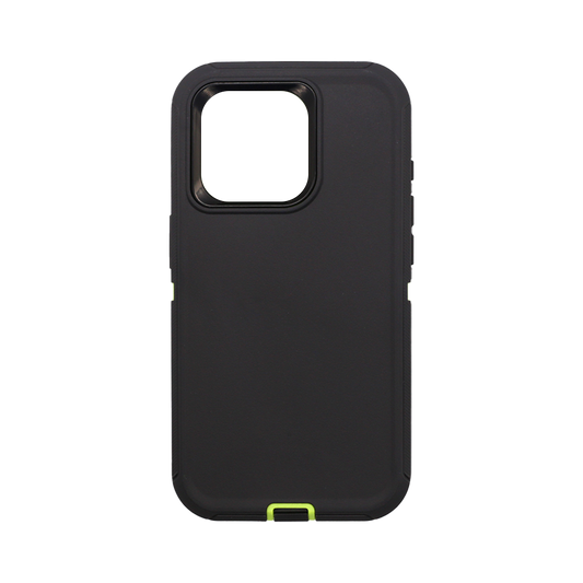 Wisecase iPhone 15 Pro Toughbox Black+Green