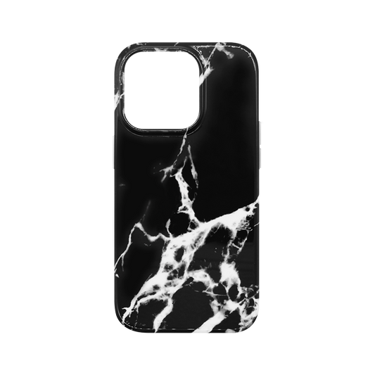 Wisecase iPhone 14 Pro Marble MagSafe Black