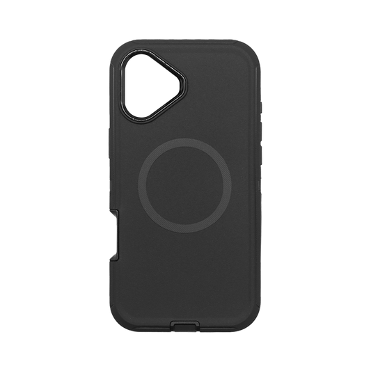 Wisecase iPhone 16 Plus Guardian with Magsafe Black+Black